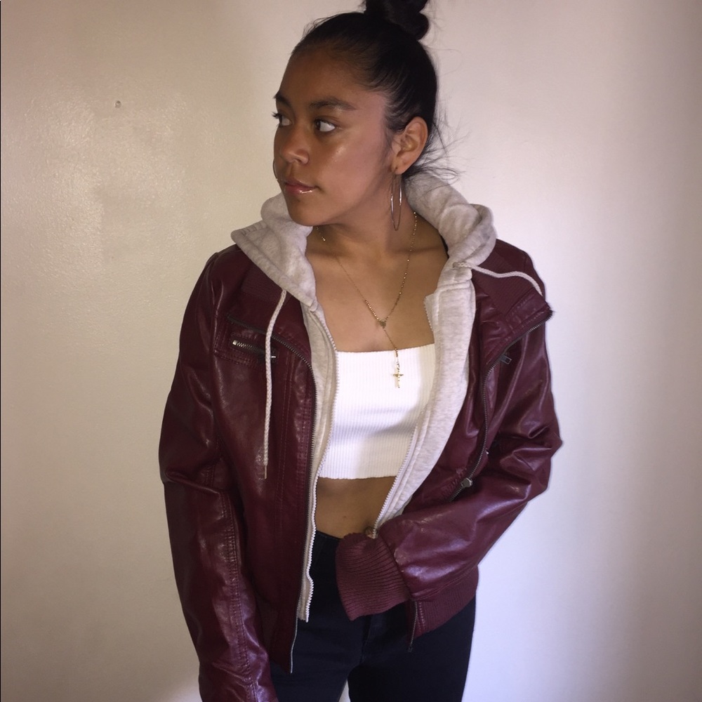 Leather jacket